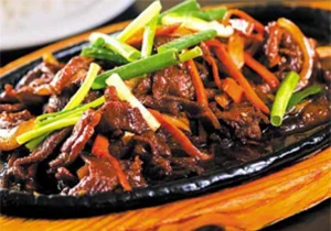 Beef Sizzling Platte