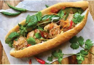 Pork Meatball Banh Mi